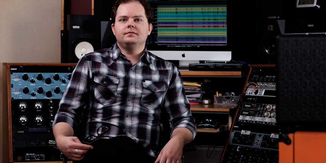 A portrait of Joey Jones, owner and lead engineer at Aria Studio